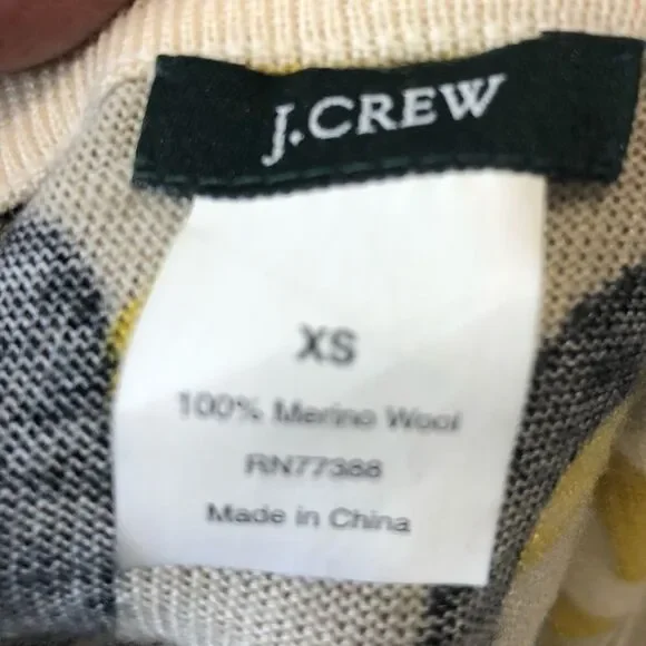 J Crew long sleeve cardigan sweater size x small - Picture 6 of 6